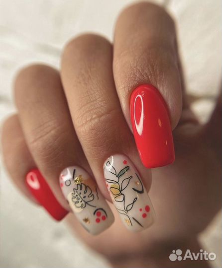 Маникюр с покрытием гель лак