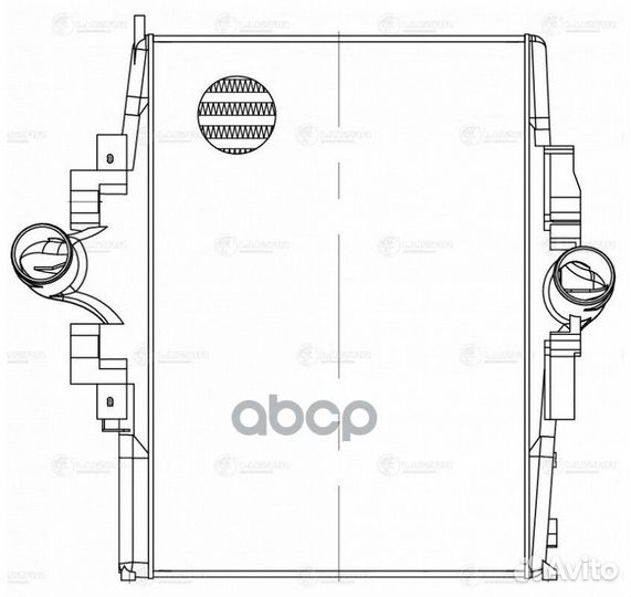 Радиатор интеркулера онв камаз 5490/Mercedes-Benz