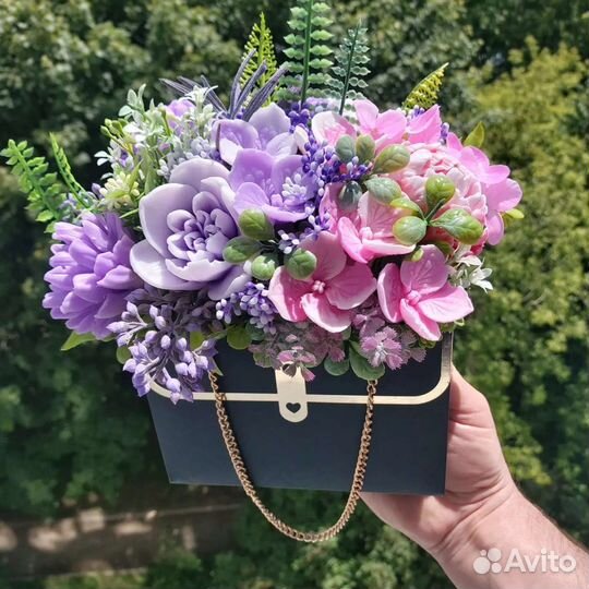 Мыльные букеты