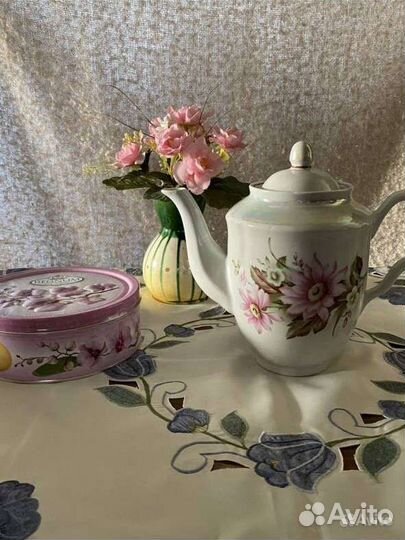 Заварочный чайник фаянсовый