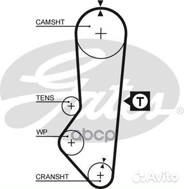Ремень грм 5357XS Gates