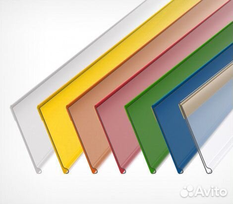 Ценникодерж полочн самоклеящийся DBR39 1330ммкрасн