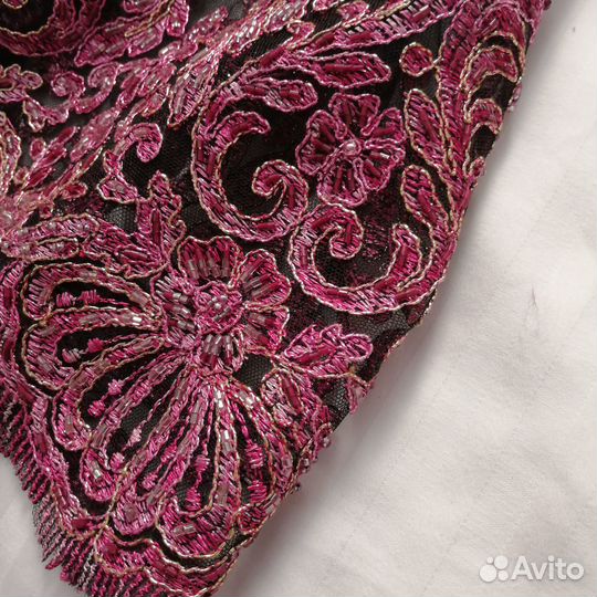 Ткань кружево купон
