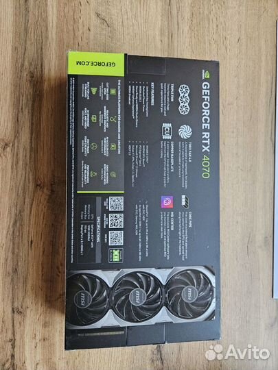 Видеокарта MSI Ventus Geforce Rtx 4070