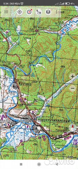 Советские военные карты Забайкалья про версия