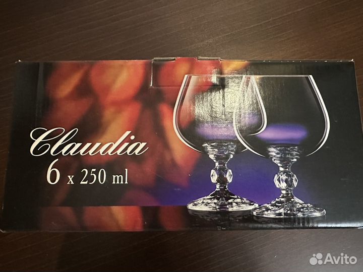 Бокалы bohemia Claudia для бренди 6 шт