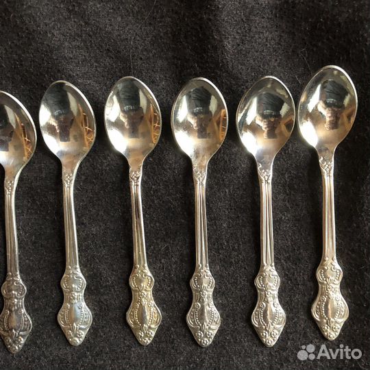 Набор кофейных ложек,мельхиор г Реж