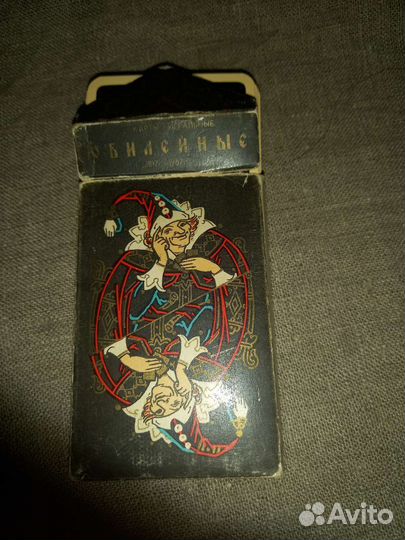 Игральные карты юбилейные Палех советские