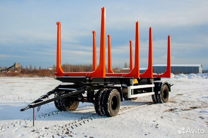 Прицеп лесовоз (сортиментовоз) ИнтерПрицеп 853323, 2023