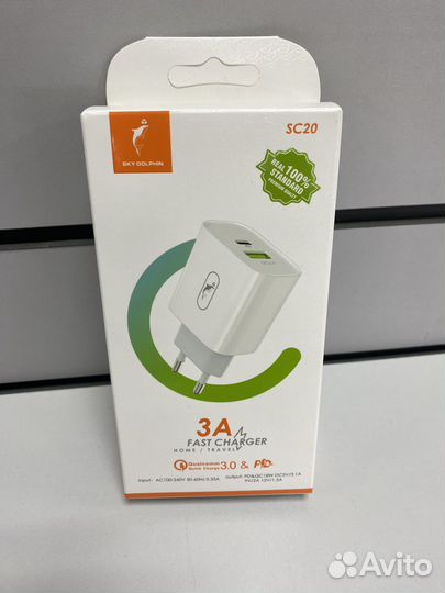 Адаптер для зарядки Usb + Type C