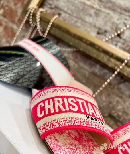 Шлепанцы christian dior