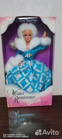 Winter Renaissance Barbie 1996 кукла барби 90-х