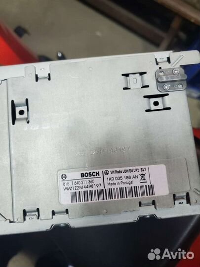 Магнитола Volkswagen bosch rcd 310