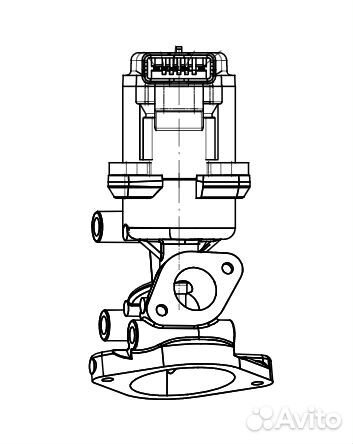 Клапан EGR (рециркуляции отработавших lveg 1009