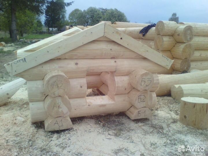 Деревянные срубы