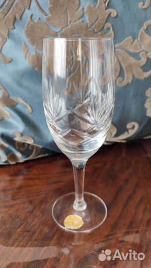 Фужеры хрустальные Богемия Чехословакия