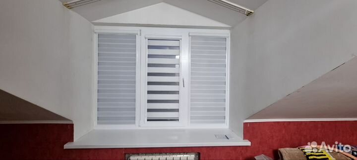 Рулонные шторы день ночь на заказ