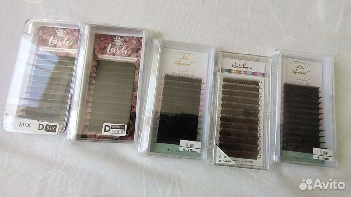 Готовые пучки для наращивания ресниц