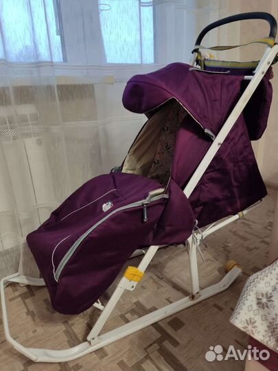 Детские санки коляска