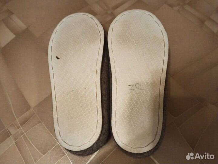 Тапочки натуральный войлок