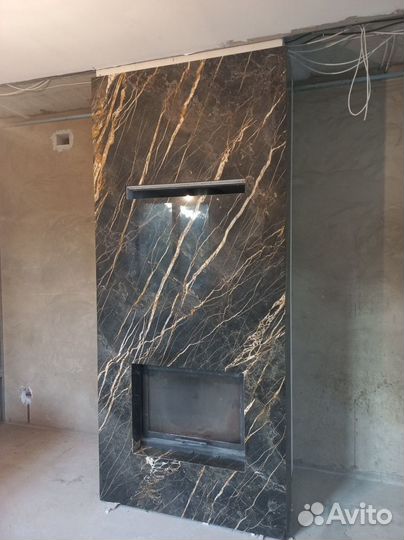 Портал для камина / Камин из натурального камня