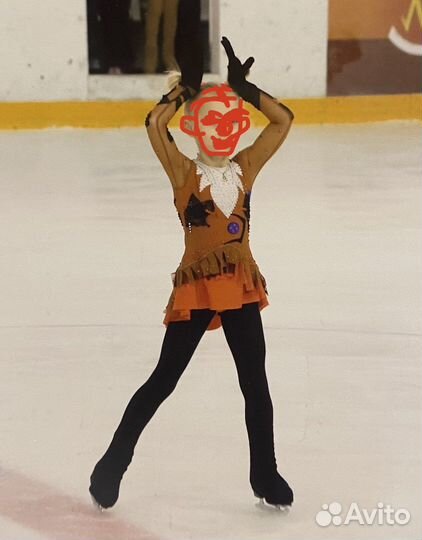 Платье для выступлений фигурное катание р. 104