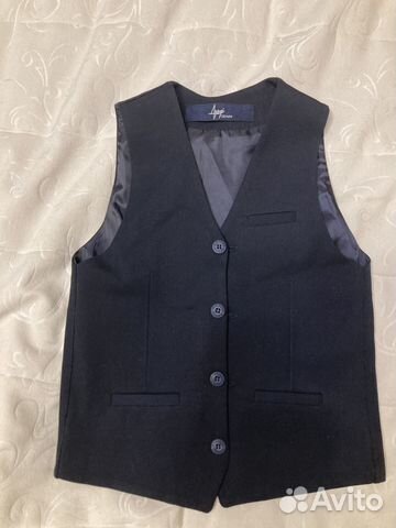 Жилет костюмный школьный 122 см