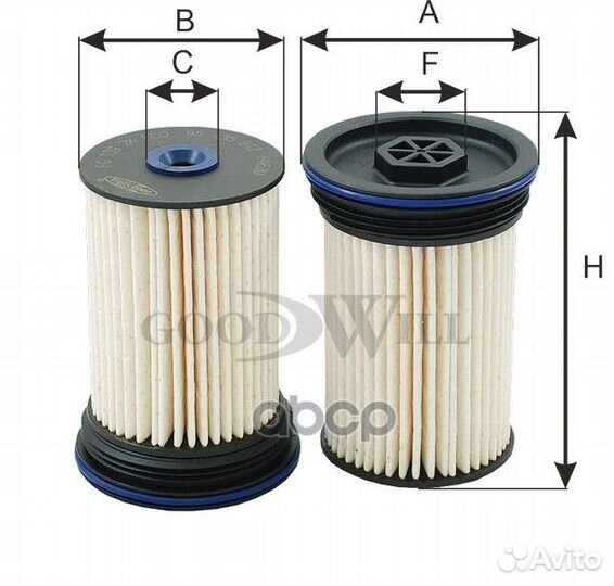 Фильтр топливный FG139 2K ECO Goodwill