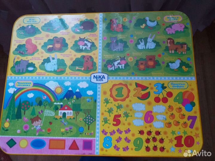 Детский стол и стул складные