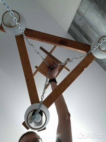 Люстра ручной работы