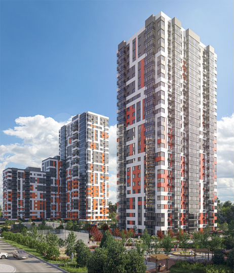 1-к. квартира, 58,1 м², 13/25 эт.