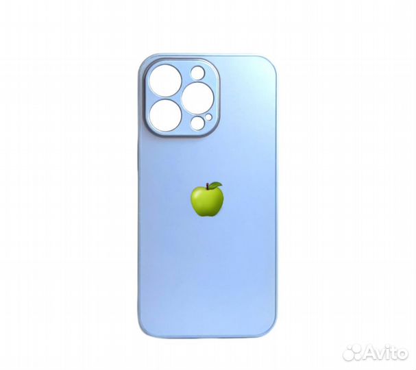 Чехол для iPh13 PRO MAX (6.7) NEW case (голубой)