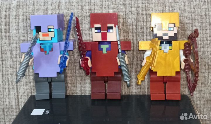 Minecraft человечки в полном комплекте