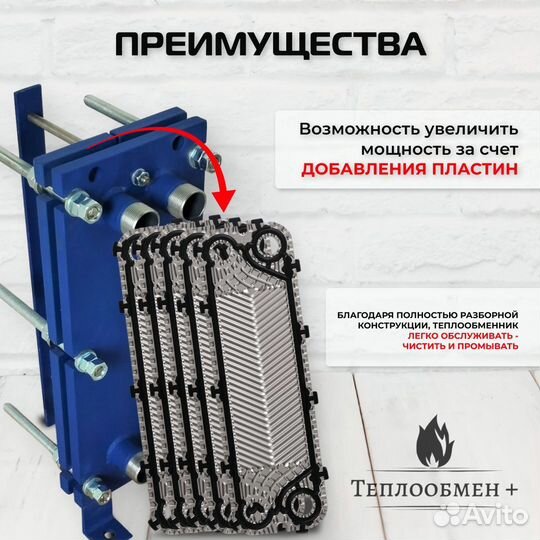 Теплообменник водяной SN 04-10 для отопления 80 м2