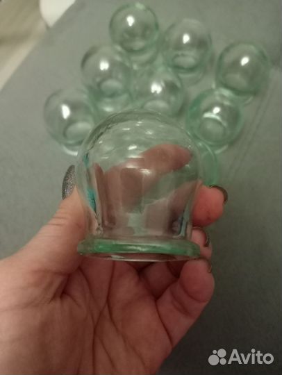 Банки медицинские стеклянные 10 штук