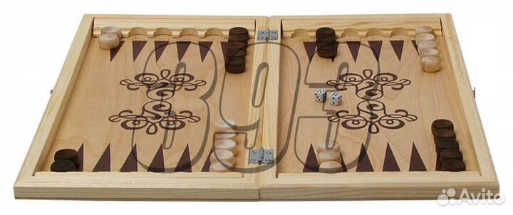 Нарды, шашки Ладья (малые) (2108)