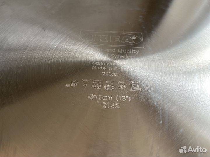 Сковорода икеа 365+, диаметр 32 см