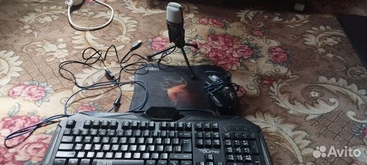 Игровая светящаяся клавиатура (комплект)