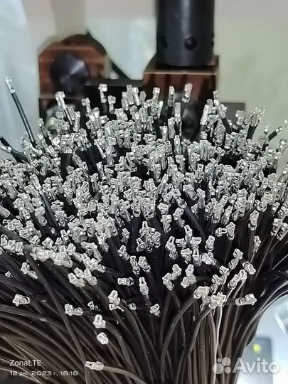 Мерная резка, зачистка, обжим провода