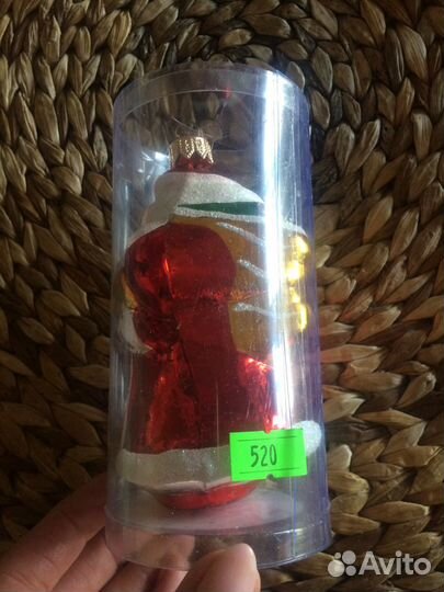 Елочные игрушки из стекла фабрики 