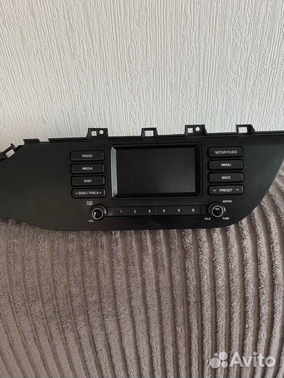 Штатный магнитофон kia rio 4