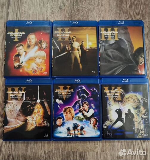 Коллекция Звездные воины на DVD