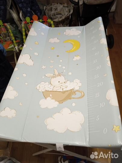 Пеленальный столик складной Polini kids