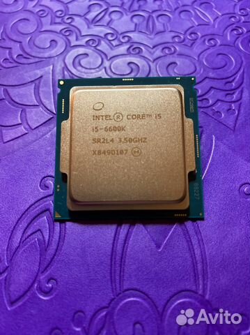 I5 6600k процессор