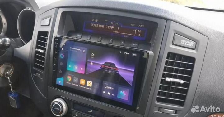 Магнитола Mitsubishi Pajero 4 Android IPS