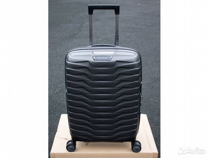 Новый чемодан Samsonite Proxis S+ чёрный матовый