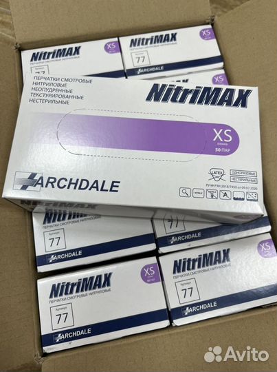 Перчатки нитриловые Nitrimax оригинал