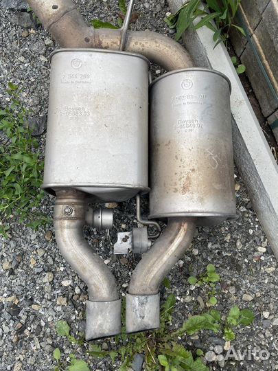 Выхлоп 535i e60 BMW