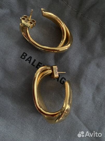 Серьги balenciaga