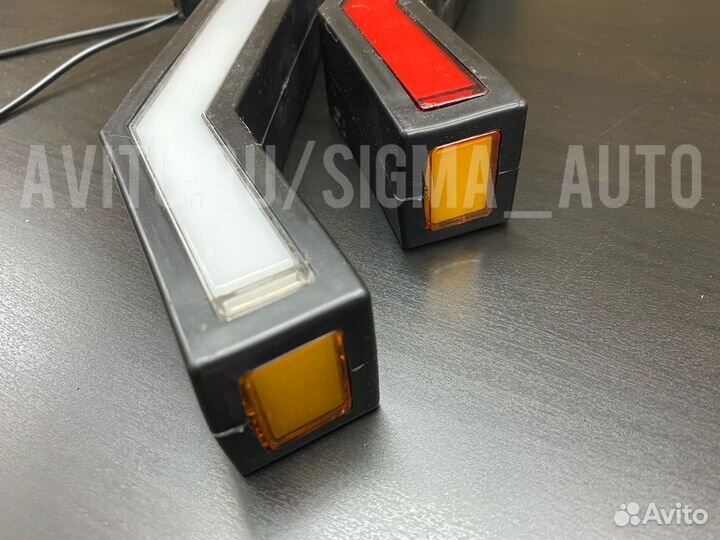 Диодные неоновые фонари,LED габариты-рога,рожки